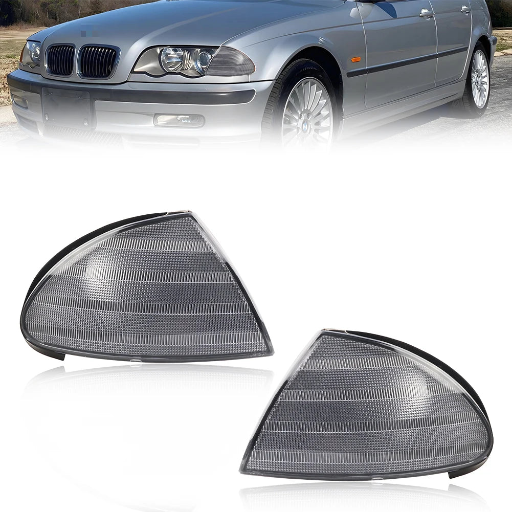 BMW E46 Front Corner Turn Signal Lights – Parking & Side Marker Lamps (1998–2001 Pre-LCI, Pair)