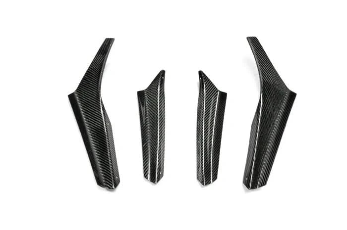 Front Bumper Canards for BMW E36 M3 – Carbon Fiber Aero Splitter Set (4-Piece)