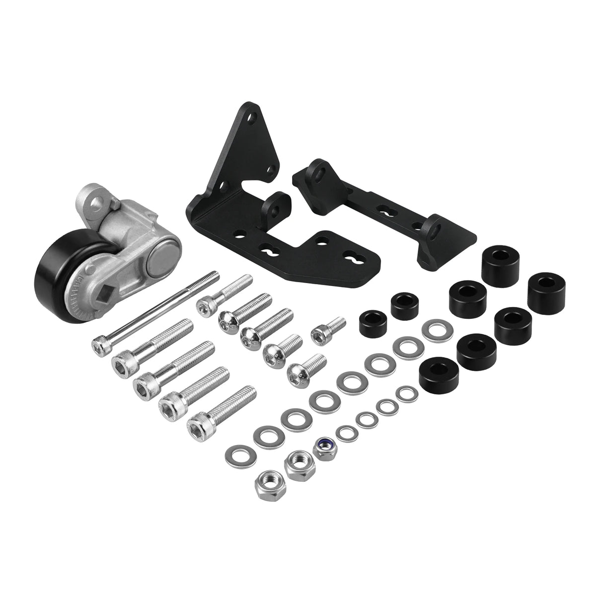 Chevrolet LS Gen 3 / Gen 4 Truck & SUV Passenger Side Low Mount A/C Compressor Bracket Kit for Sanden SD7B10 / 7176 Compressor (1999 - 2013)