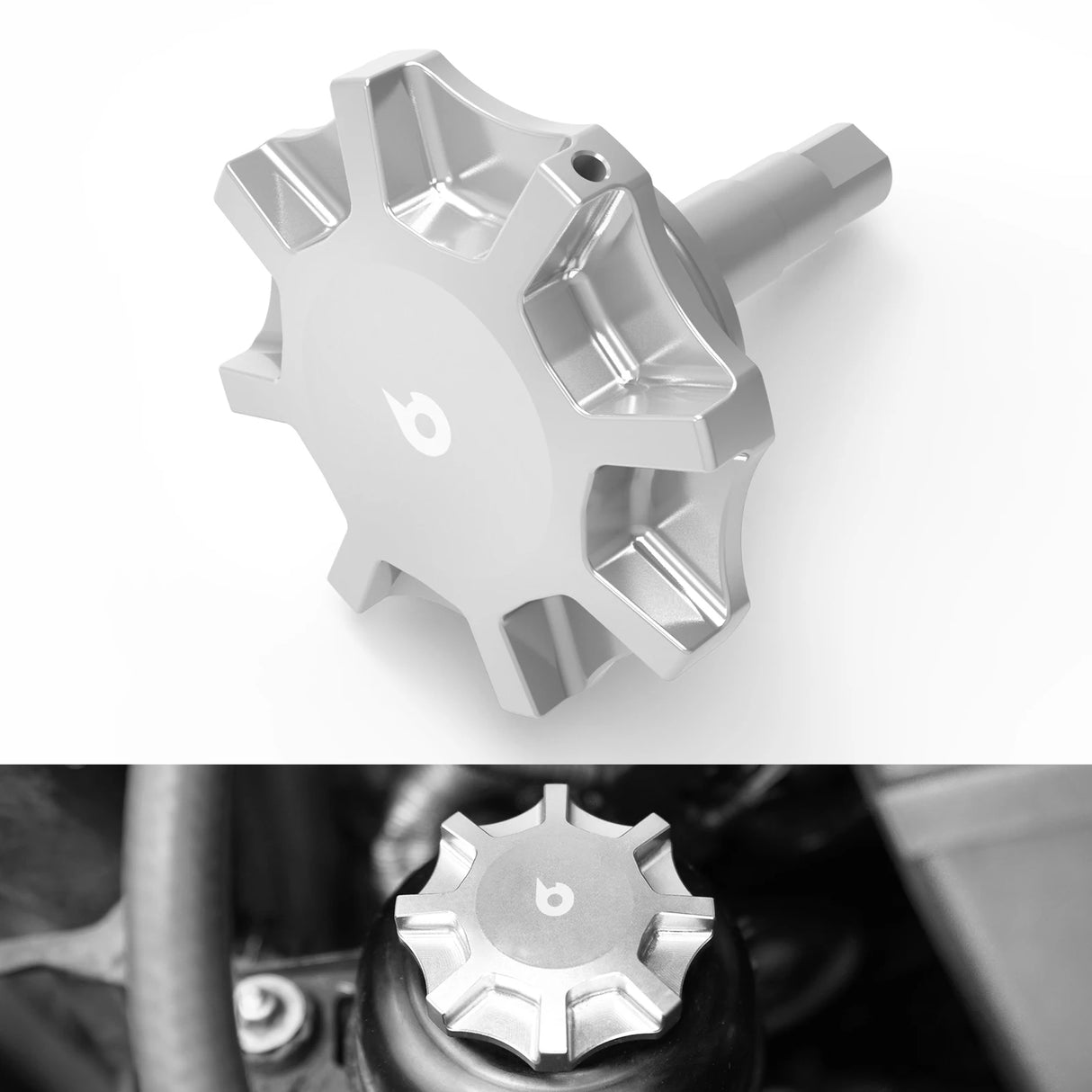 Billet Power Steering Reservoir Cap w/ Gasket – BMW E36 E46 E90 E92 E39 E60 E82 E87 X1 E84 X5 E53 Z3