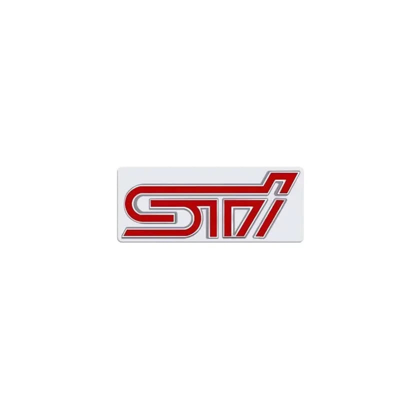 STI 3D Metal Emblem for Subaru – Front Grille & Trunk Badge for WRX, BRZ, Impreza, Forester & More