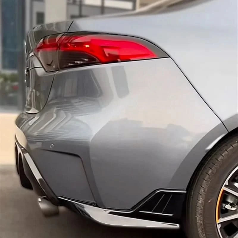 Toyota Corolla 2019–2025 Rear Bumper Side Diffusers | ABS Sport Exterior Upgrade