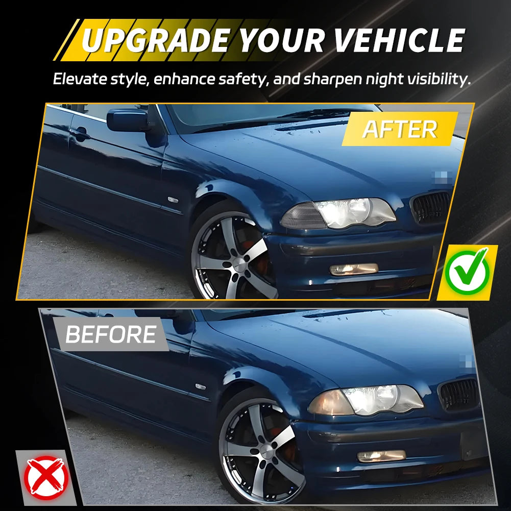 BMW E46 Front Corner Turn Signal Lights – Parking & Side Marker Lamps (1998–2001 Pre-LCI, Pair)