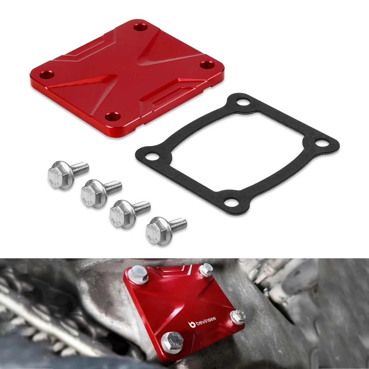 Toyota V6 Billet Timing Chain Cover Plate Upgrade (Replaces 11324-0P010)