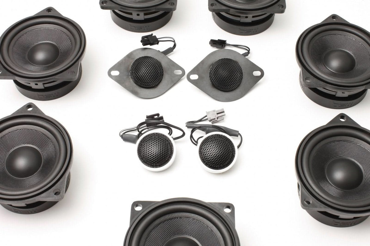 BACKORDERED - SHIPS SECOND HALF OF JULY - RECOMMEND YOU ORDER NOW, LIMITED FUTURE INVENTORY - Stage One BMW Speaker Upgrade for E60/E61 Sedan/Wagon with DIRAC / EPS