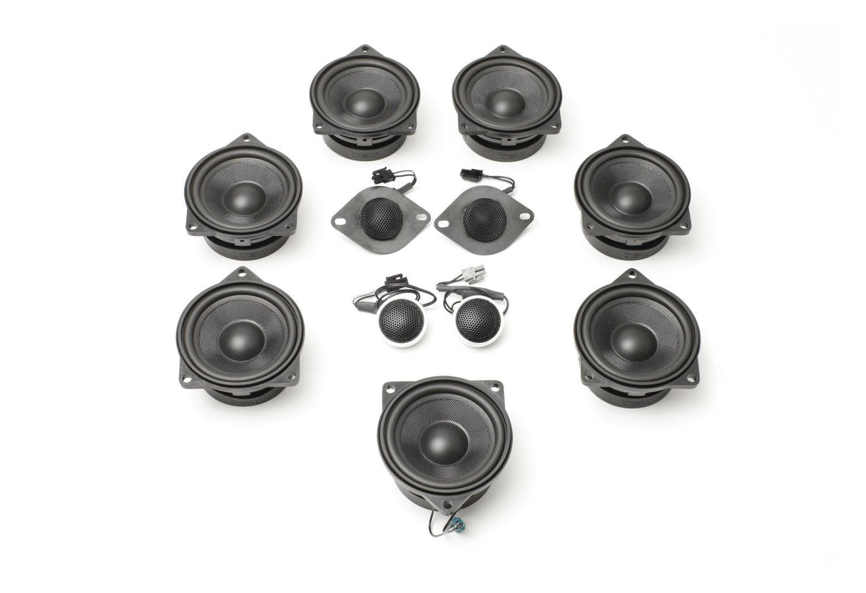 BACKORDERED - SHIPS SECOND HALF OF JULY - RECOMMEND YOU ORDER NOW, LIMITED FUTURE INVENTORY - Stage One BMW Speaker Upgrade for E60/E61 Sedan/Wagon with DIRAC / EPS