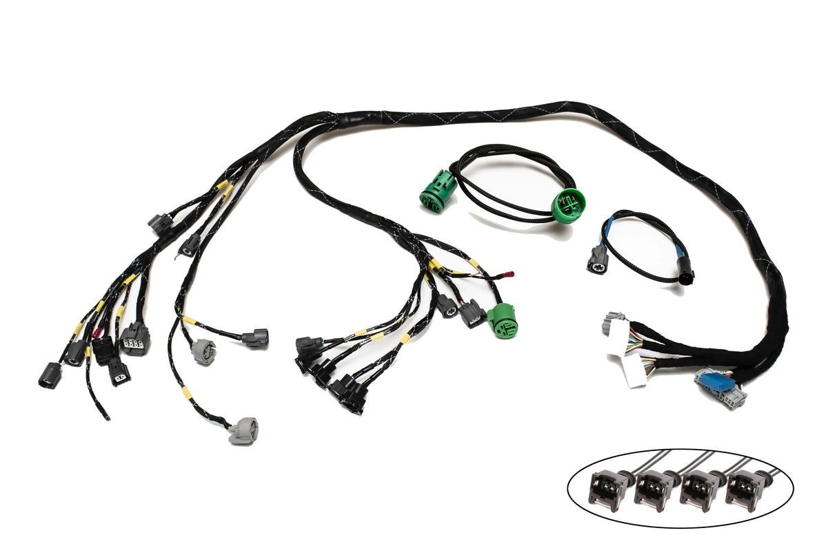 H-Series H2B OBD1 Tucked Engine Harness Kit w/ Subharness | 94-95 Integra DC