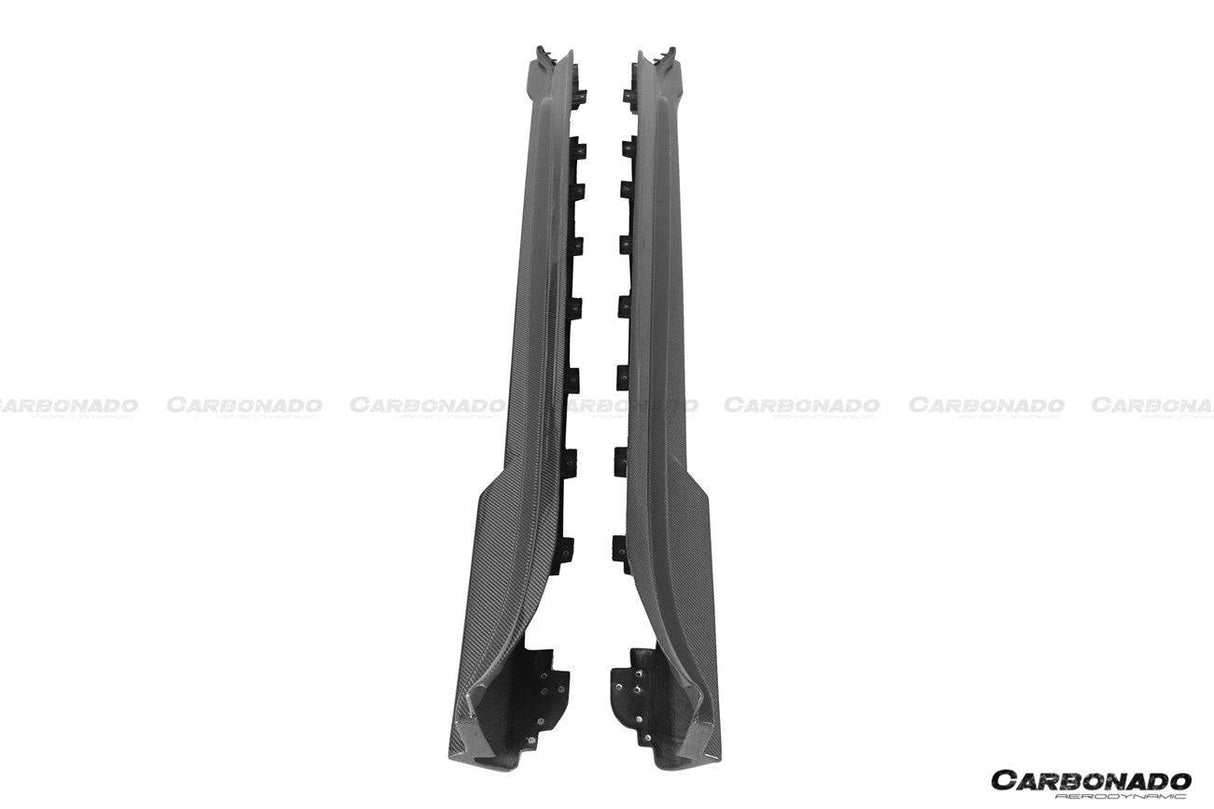 2020-2024 Porsche Taycan CADO Style Side Skirts | Fits 4, 4S, GTS, Turbo, Turbo S, ST, CT