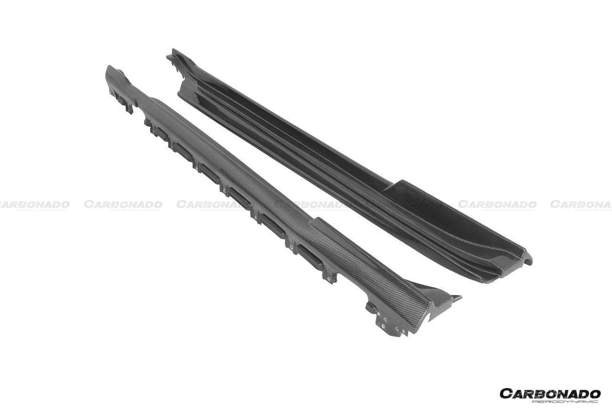 2020-2024 Porsche Taycan CADO Style Side Skirts | Fits 4, 4S, GTS, Turbo, Turbo S, ST, CT