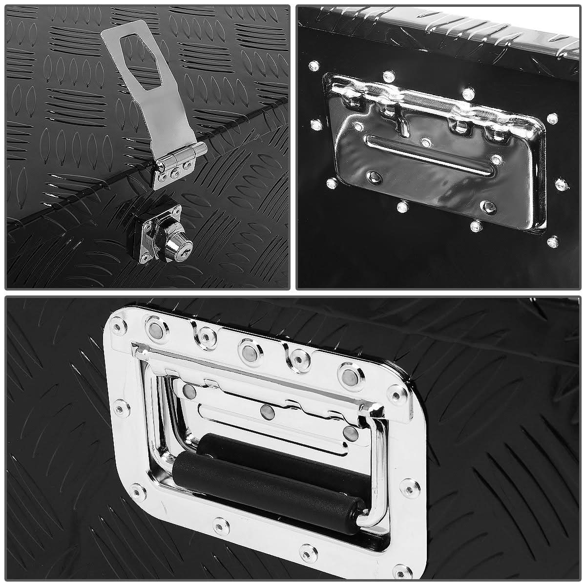Universal Truck Trailer Tool Box w/ Lock 39x13x10 Aluminum