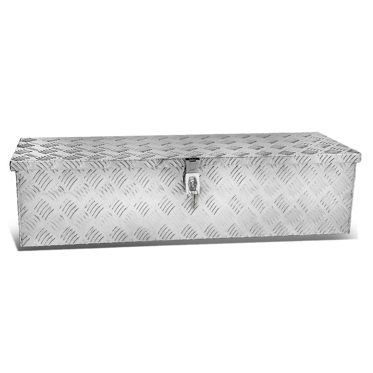 Universal Truck Trailer Tool Box with Lock Aluminum 50x13x10