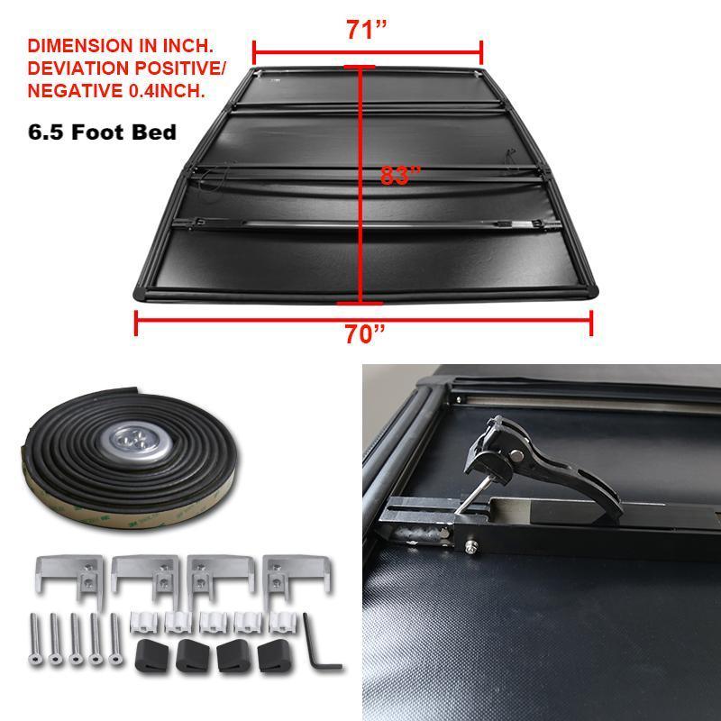 Spec-D Tonneau Cover Ford F250 (1999-2014) Tri-Fold Soft Cover