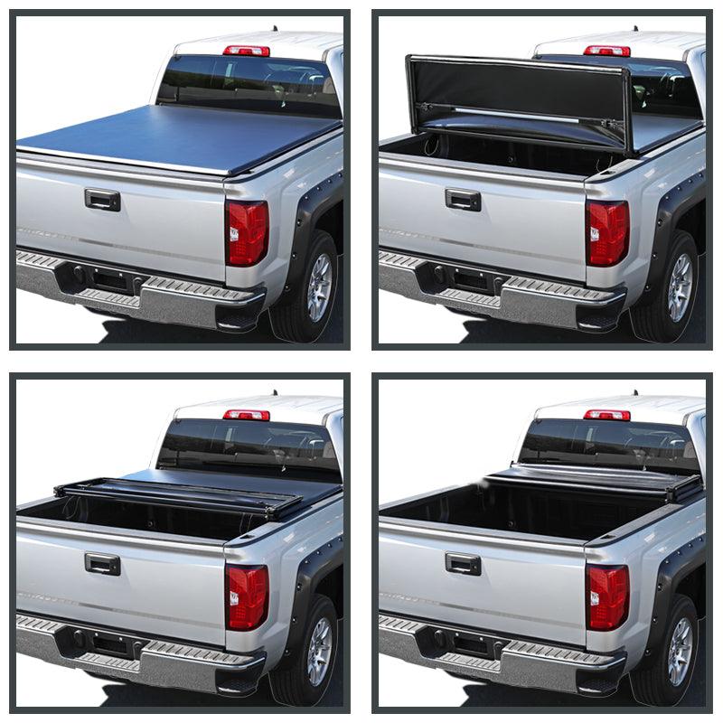 Spec-D Tonneau Cover Toyota Tundra (2007-2013) Tri-Fold Soft Cover