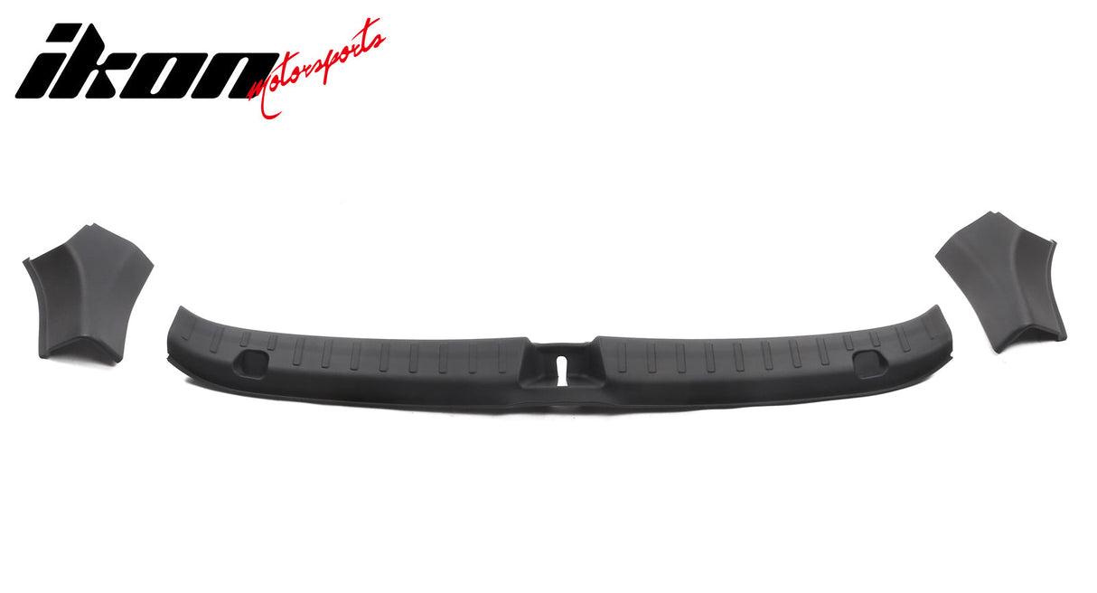 2020-2023 Tesla Model Y Black Rear Trunk Bumper Sill Guard TPE + PP