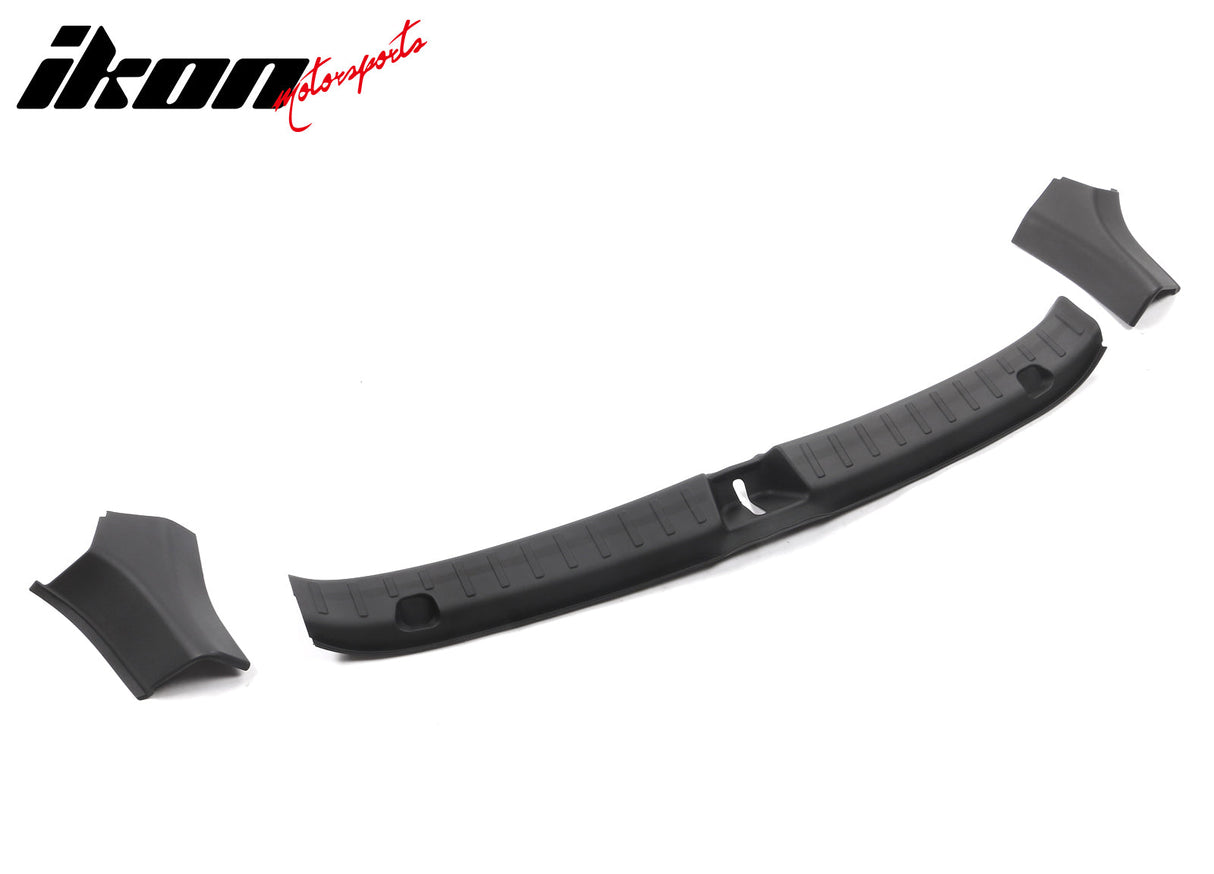 2020-2023 Tesla Model Y Black Rear Trunk Bumper Sill Guard TPE + PP