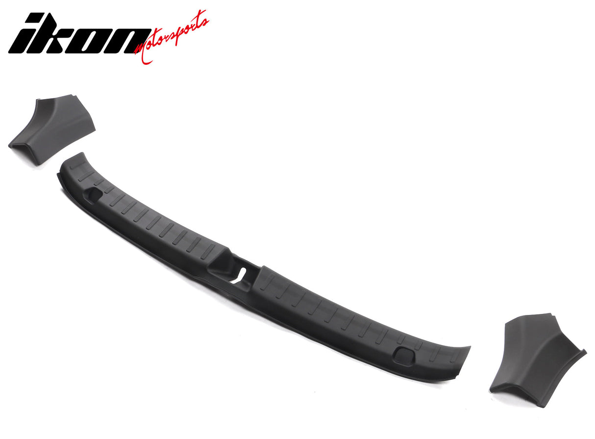 2020-2023 Tesla Model Y Black Rear Trunk Bumper Sill Guard TPE + PP