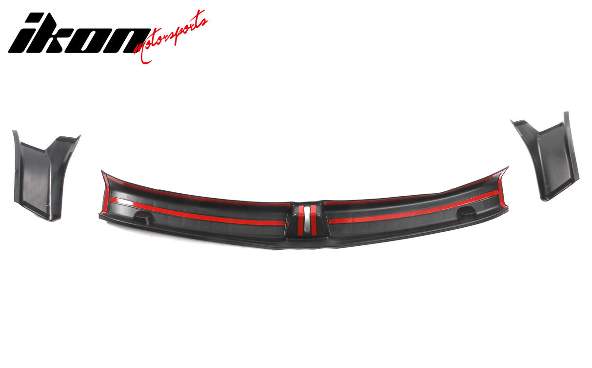 2020-2023 Tesla Model Y Black Rear Trunk Bumper Sill Guard TPE + PP