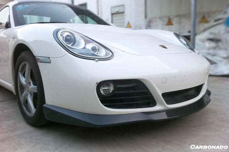 2009-2012 Porsche Cayman 987 TEK Style Carbon Fiber Front Lip