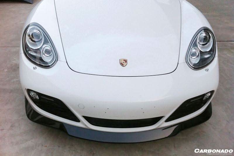 2009-2012 Porsche Cayman 987 TEK Style Carbon Fiber Front Lip
