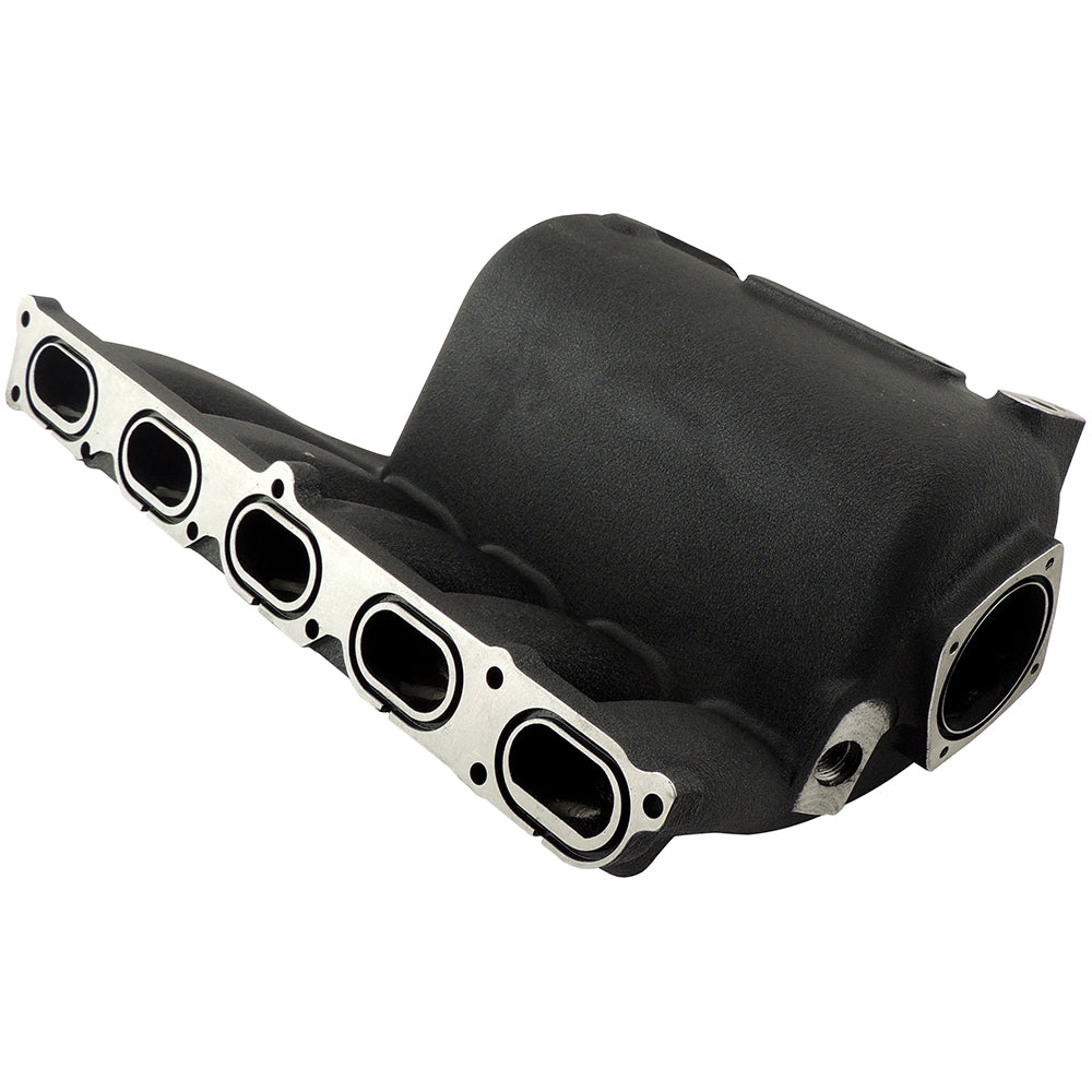 VW 2.5L 5 CYLINDER 20V 07K CAST ALUMINUM INTAKE MANIFOLD - BLACK