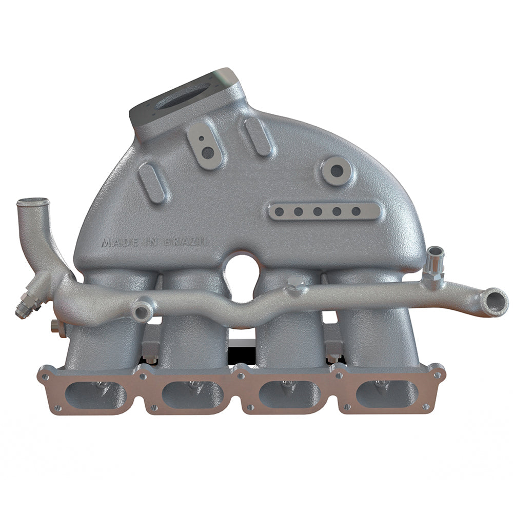 Cast Aluminum Intake Manifold for longitudinal VW/AUDI 1.8T with 4 injectors Fuel Rail Kit (OEM throttle)