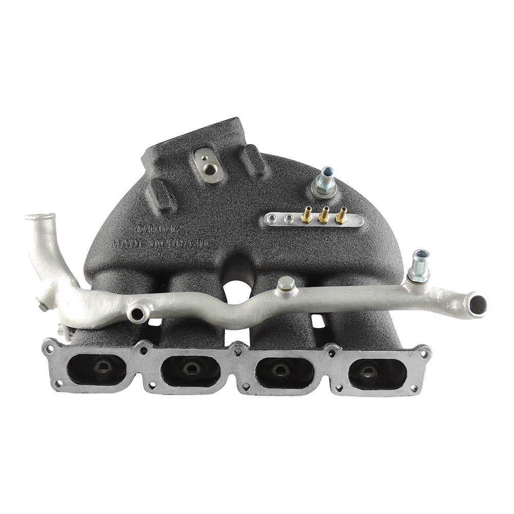 Cast Aluminum Intake Manifold for longitudinal VW/AUDI 1.8T with 4 injectors Fuel Rail Kit (without throttle bolt holes) Black