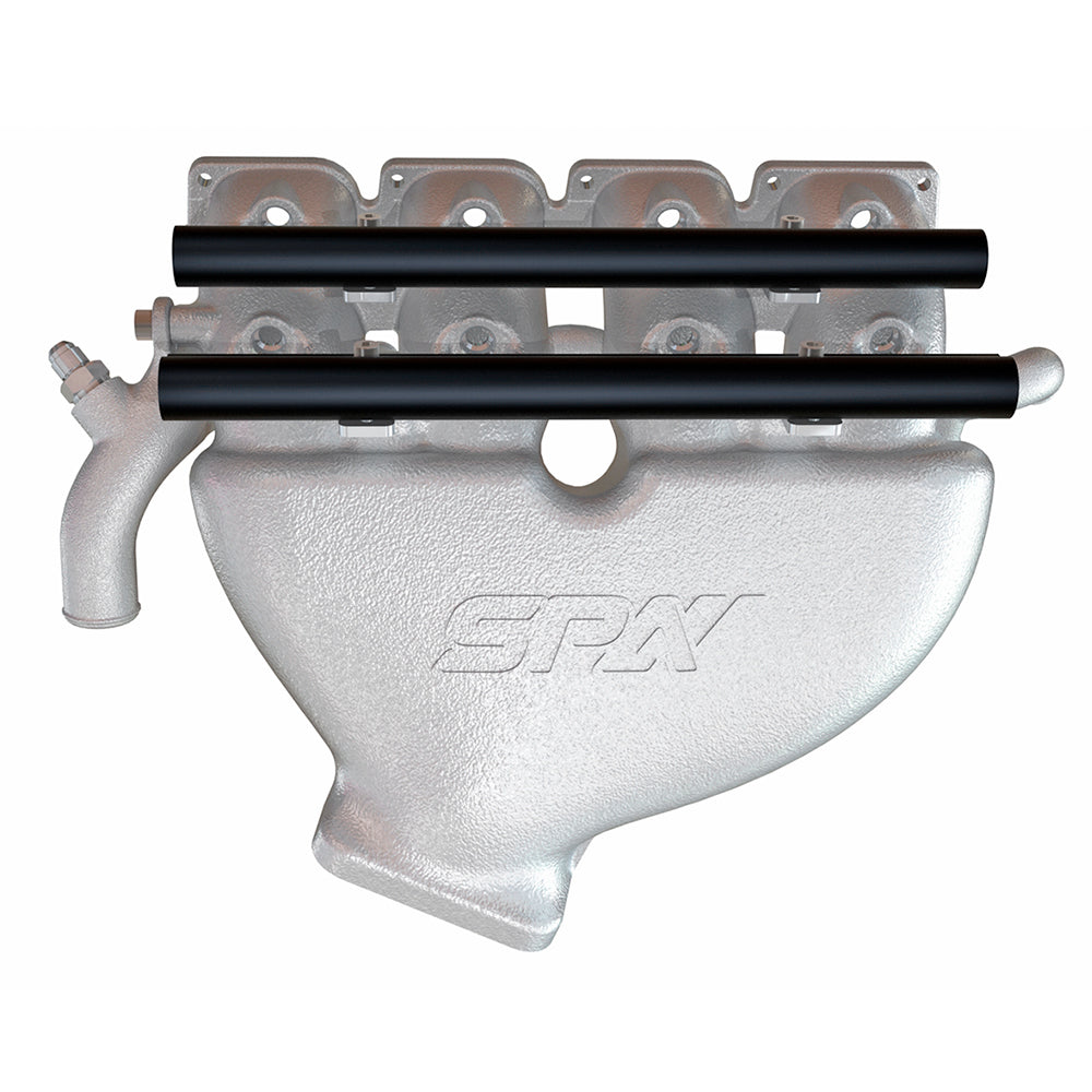 Cast Aluminum Intake Manifold for longitudinal VW/AUDI 1.8T with 8 injectors Fuel Rail Kit (OEM throttle)