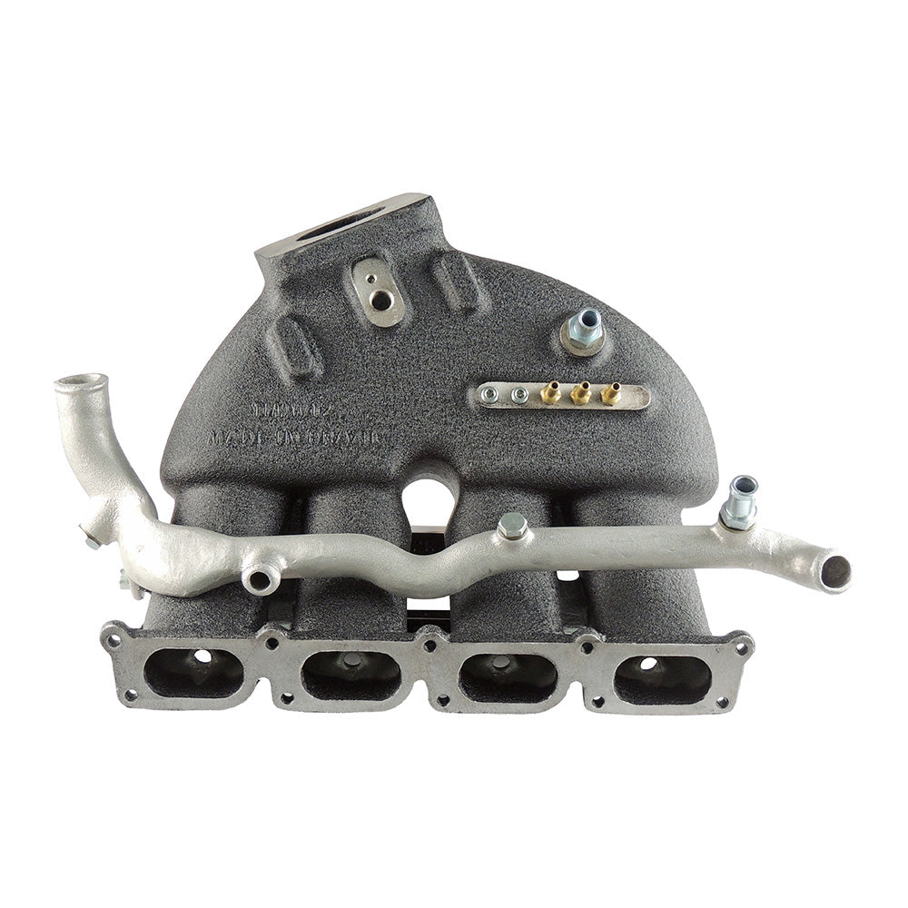 Cast Aluminum Intake Manifold for longitudinal VW/AUDI 1.8T with 8 injectors Fuel Rail Kit (without throttle bolt holes) Black