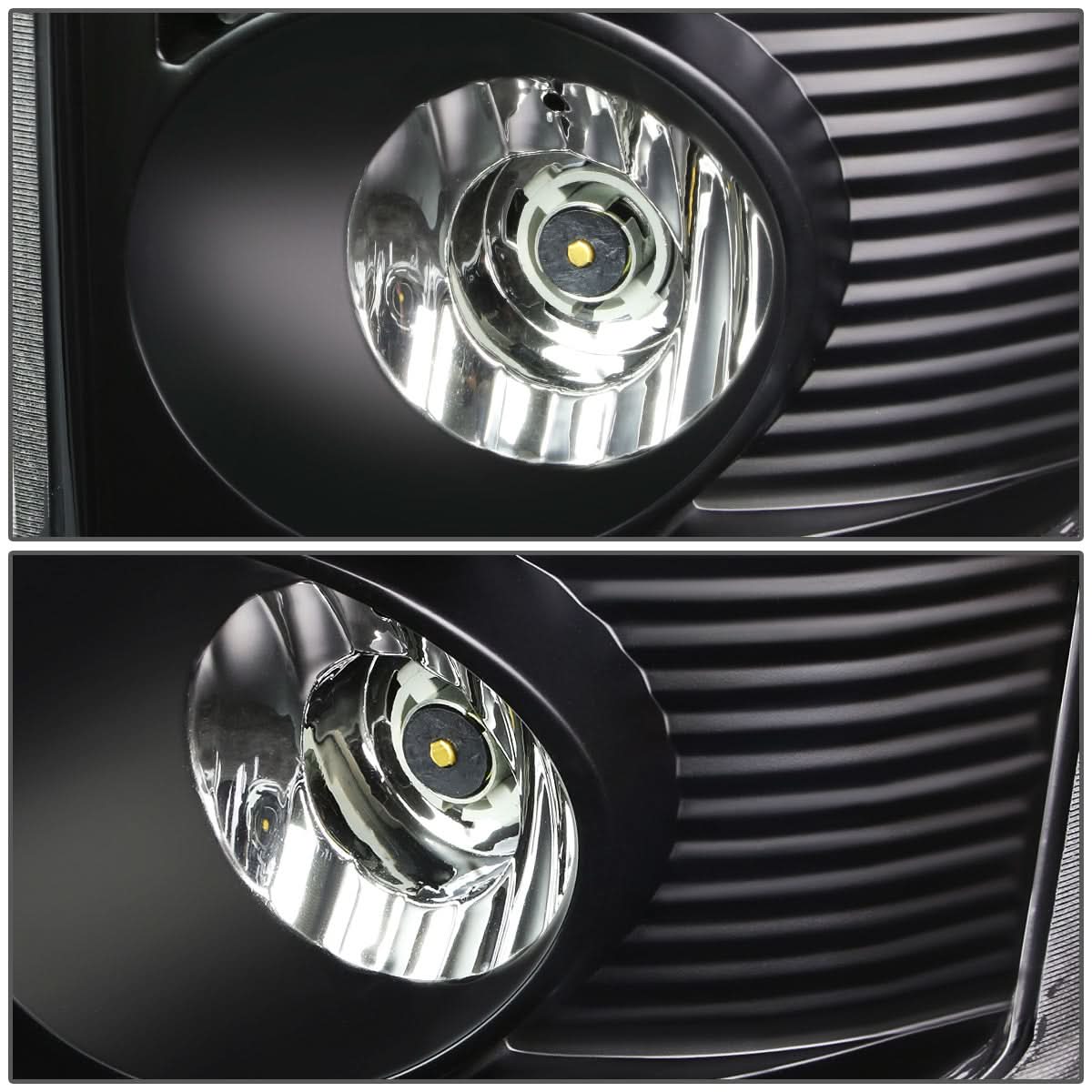 2007-2009 Dodge Ram LED Tail Lights - Black/Clear