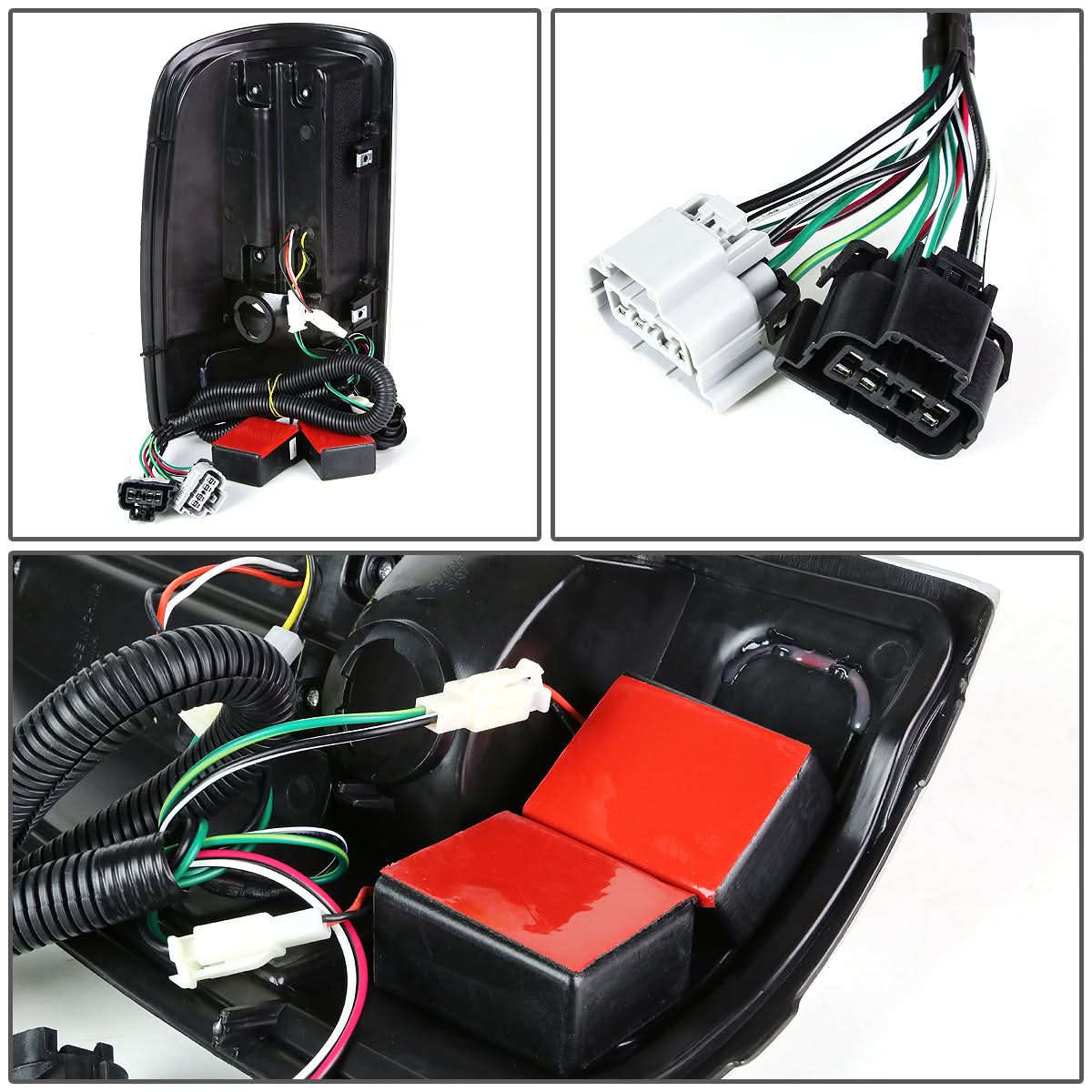 2000-2006 Chevrolet Tahoe Suburban GMC Yukon LED Tail Lights Black