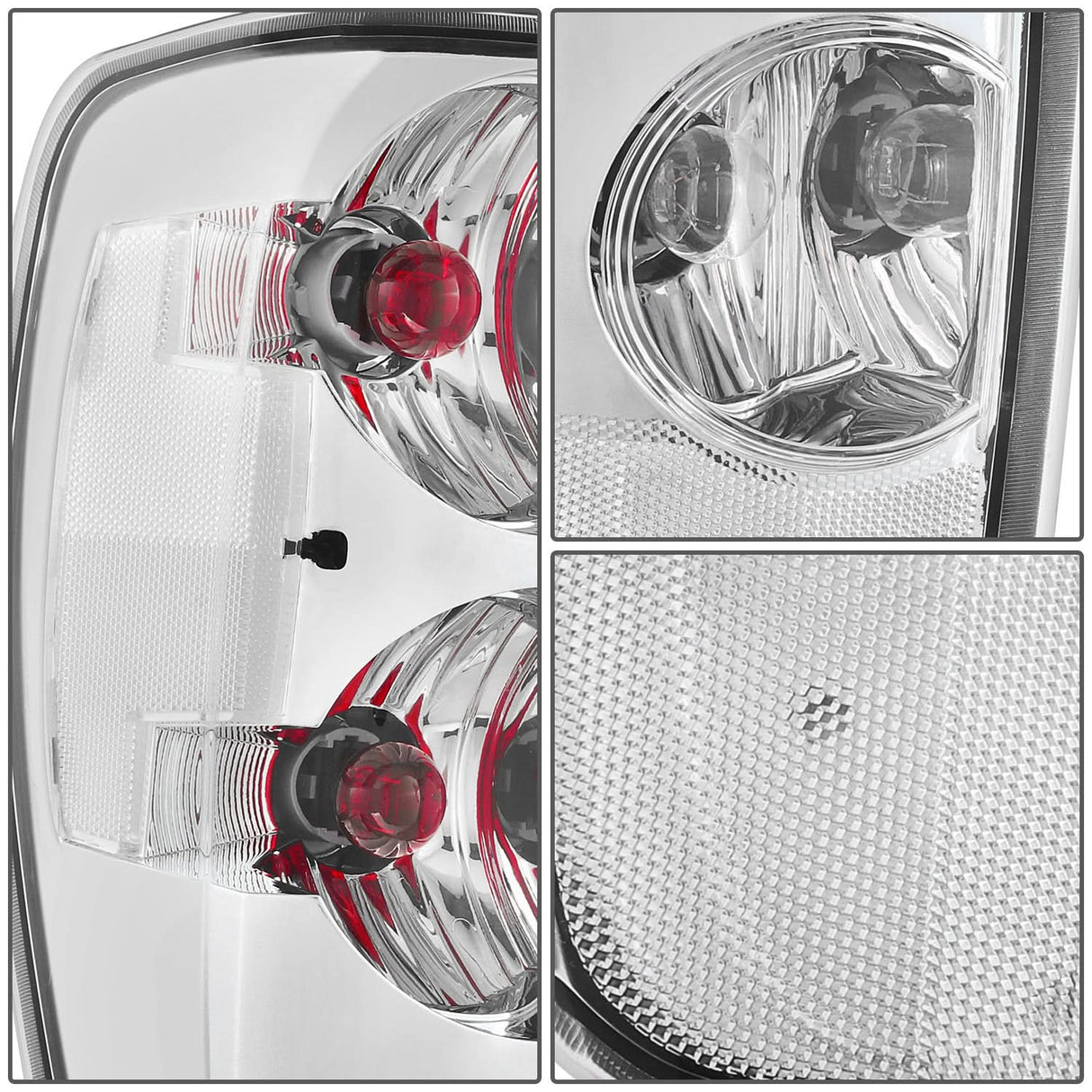 04-12 Chevrolet Colorado / GMC Canyon Chrome Clear Tail Lights