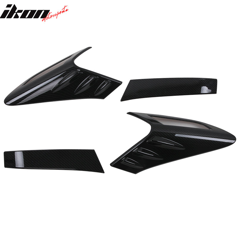 Fits 17-18 Toyota C-HR MD 4 Piece Rear Taillight Covers CF Print