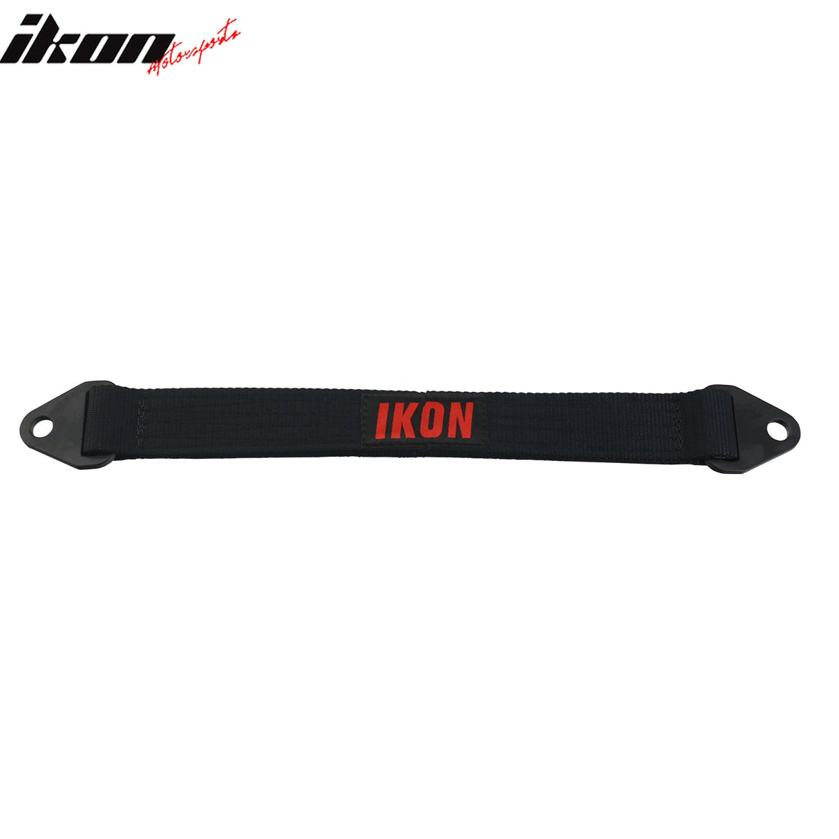18 Inch Black Limit Straps Shock Suspension Webbing w/ Bolts&IKON Logo