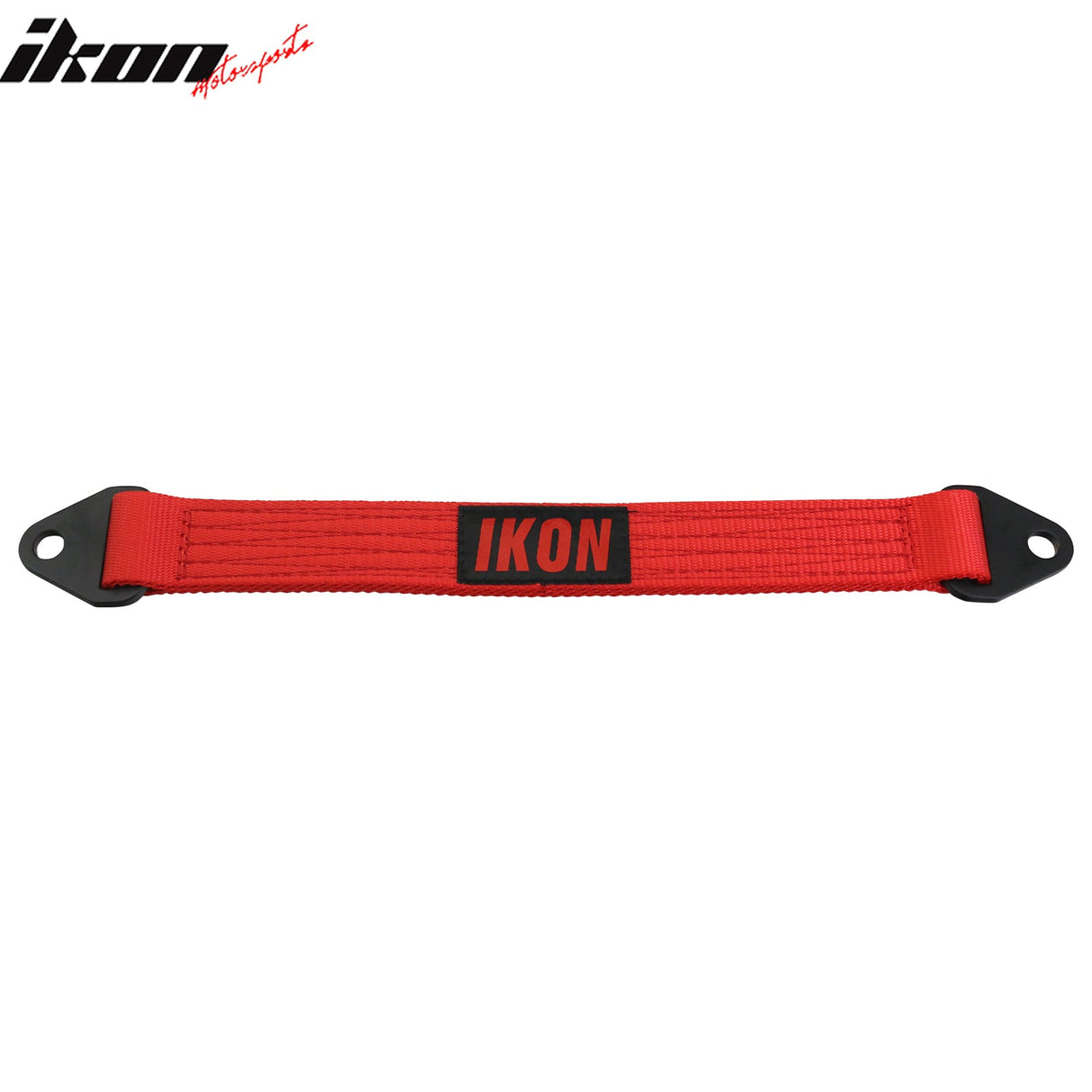 18 Inch Red Limit Straps Shock Suspension Webbing w/ Bolts& IKON Logo