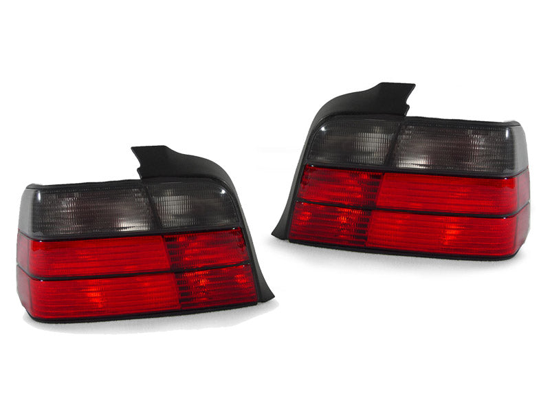 1992-1999 BMW E36 4d Red/Smoke Tail Lights