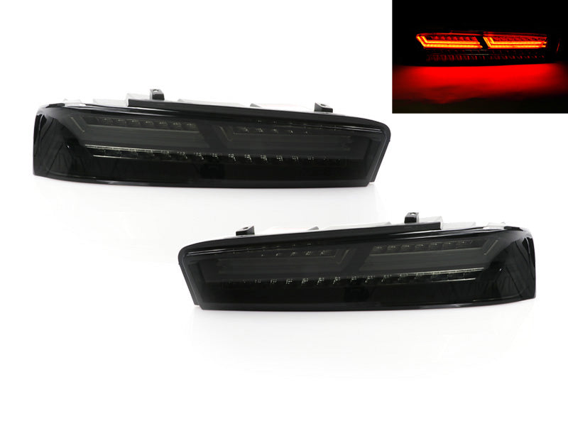 2016-2018 Chevy Camaro Lh Sequentail Led Tail Light - Black