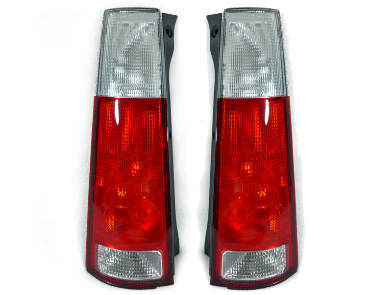 1997-2001 Honda CRV Red/Clear Tail Lights