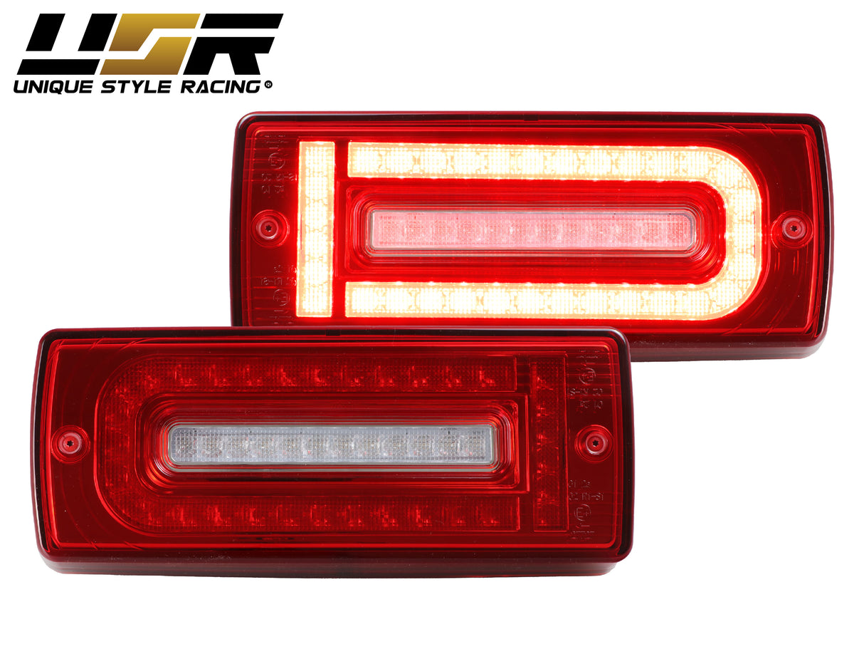2007-2017 Mercedes G-Class W464 Style LED Tail Lights w/ Sequential
