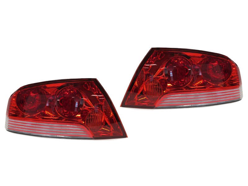 2003-2006 Mitsubishi Lancer Evo 8/9 JDM Style Red Tail Lights