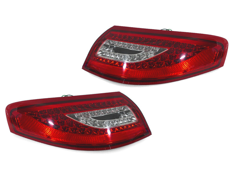 1999-2004 Porsche 911 Red/Clear LED Tail Lights