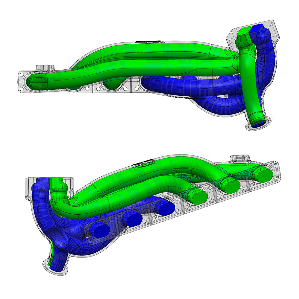 BMW E36 325 328 (M50/M52) TWIN SCROLL TOP MOUNT CAST TURBO MANIFOLD V-BAND WASTEGATE