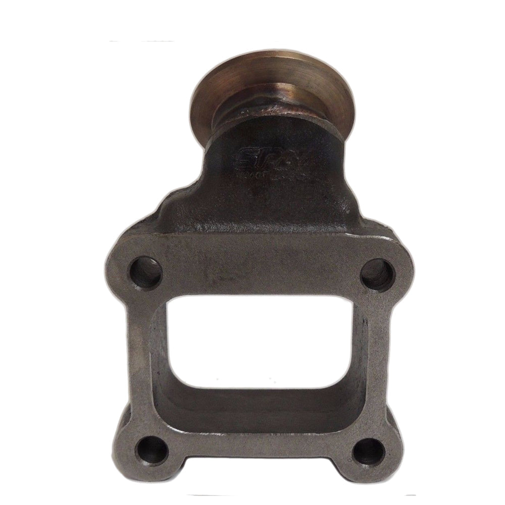 T4 manifold 44/45mm v-band Wastegate adapter 45 degree flange (2 units)