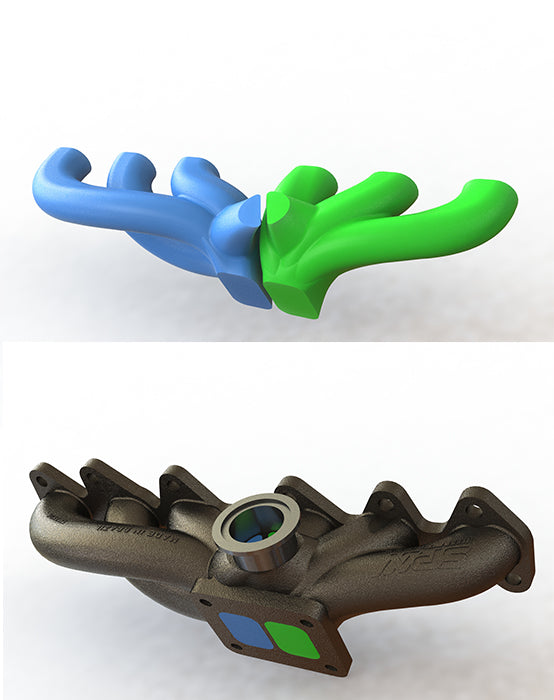 Toyota / Lexus 2JZ-GTE T4 High Performance Twin Scroll Turbo Manifold