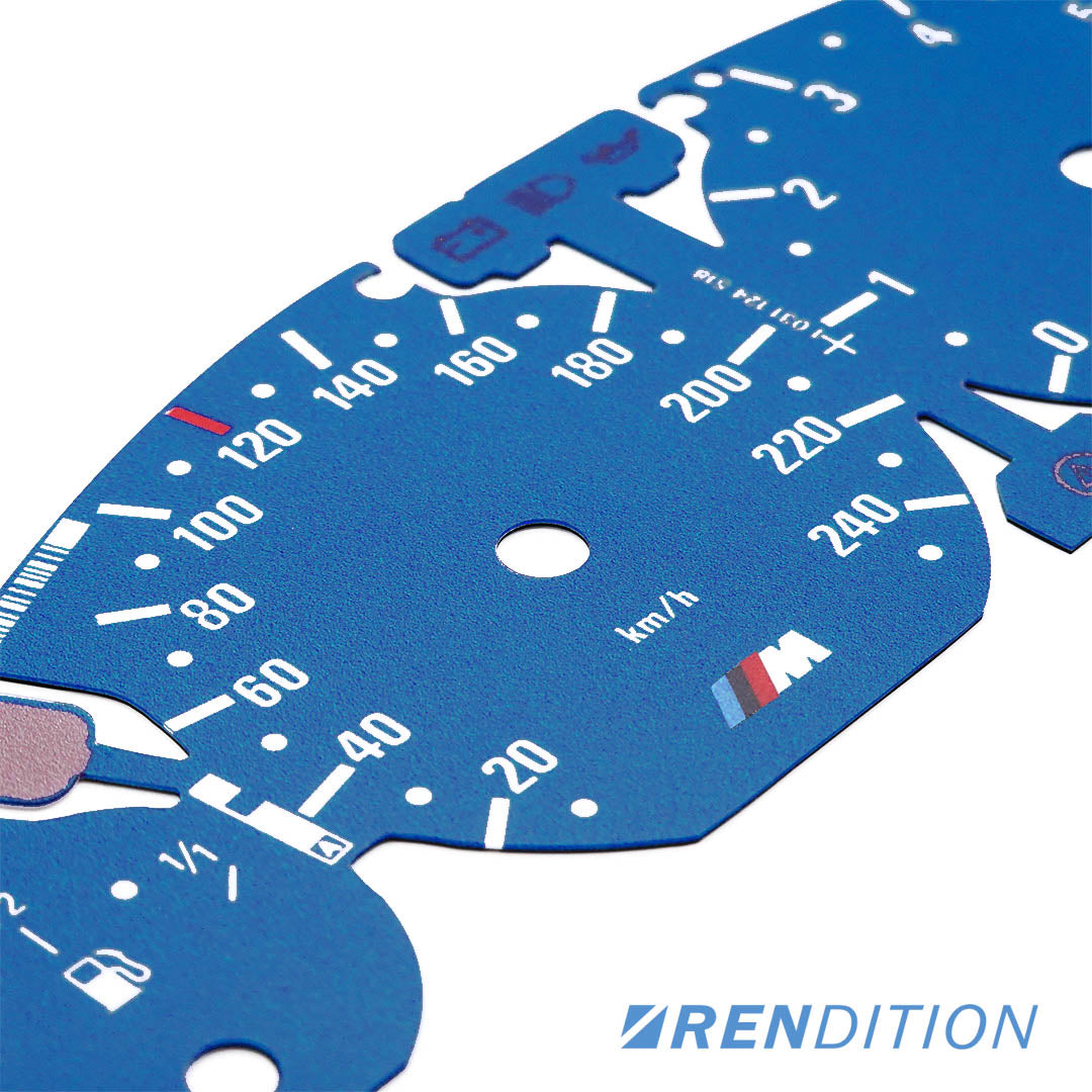 BMW E46 GAUGE FACE FOR M3 330 328 325 318 320 323 316 - K2 Industries