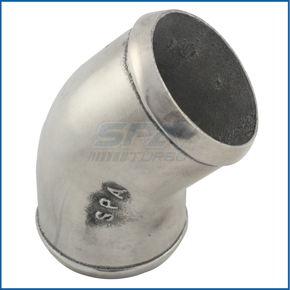 2.75†tight radius 45° elbow intake pipe