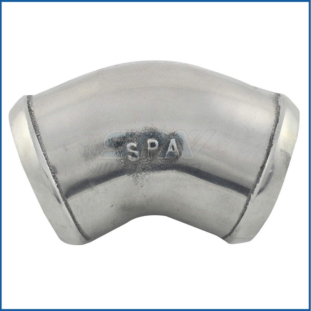 2.75†tight radius 45° elbow intake pipe