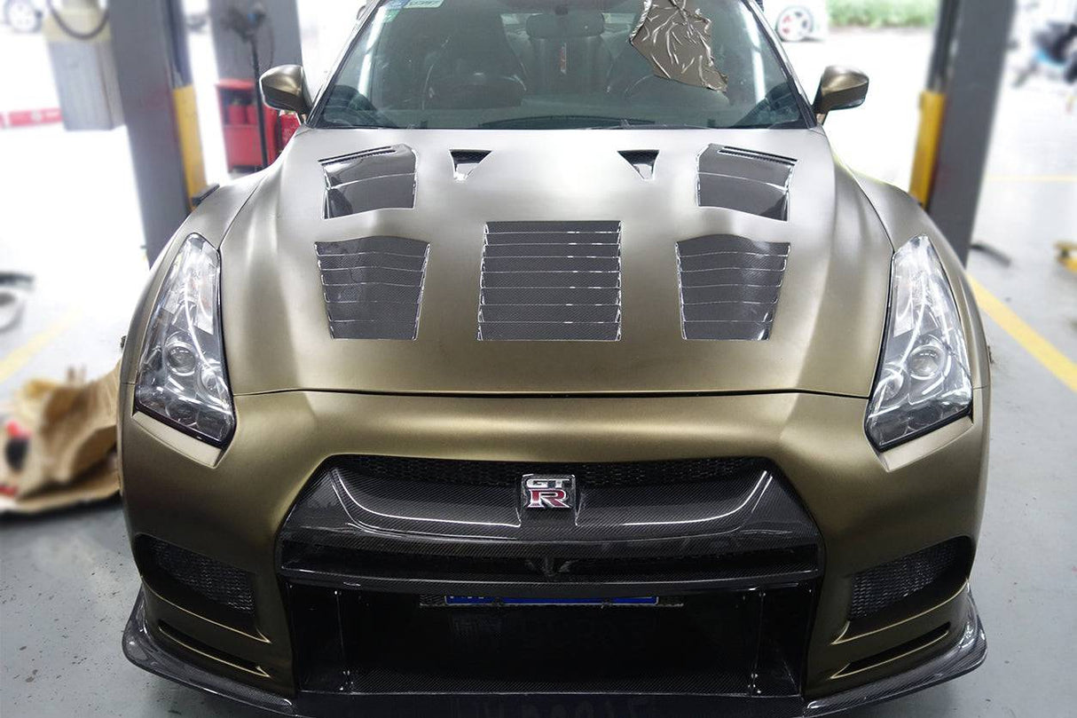 2009-2016 Nissan GTR R35 CBA DBA TP-2 Style Hood