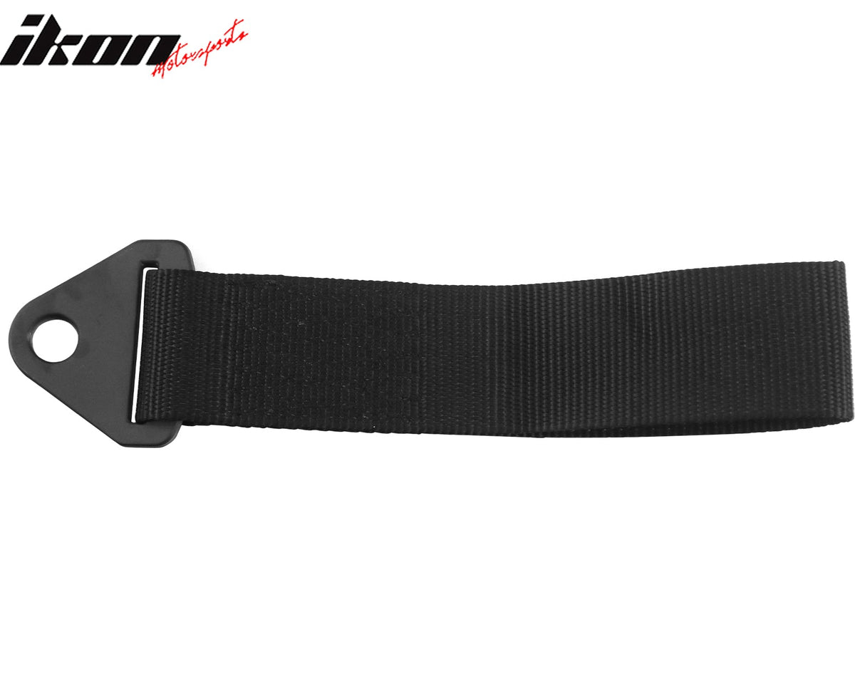 Universal Black Tow Strap Heavy Duty Decorative Belt With IKON Logo
