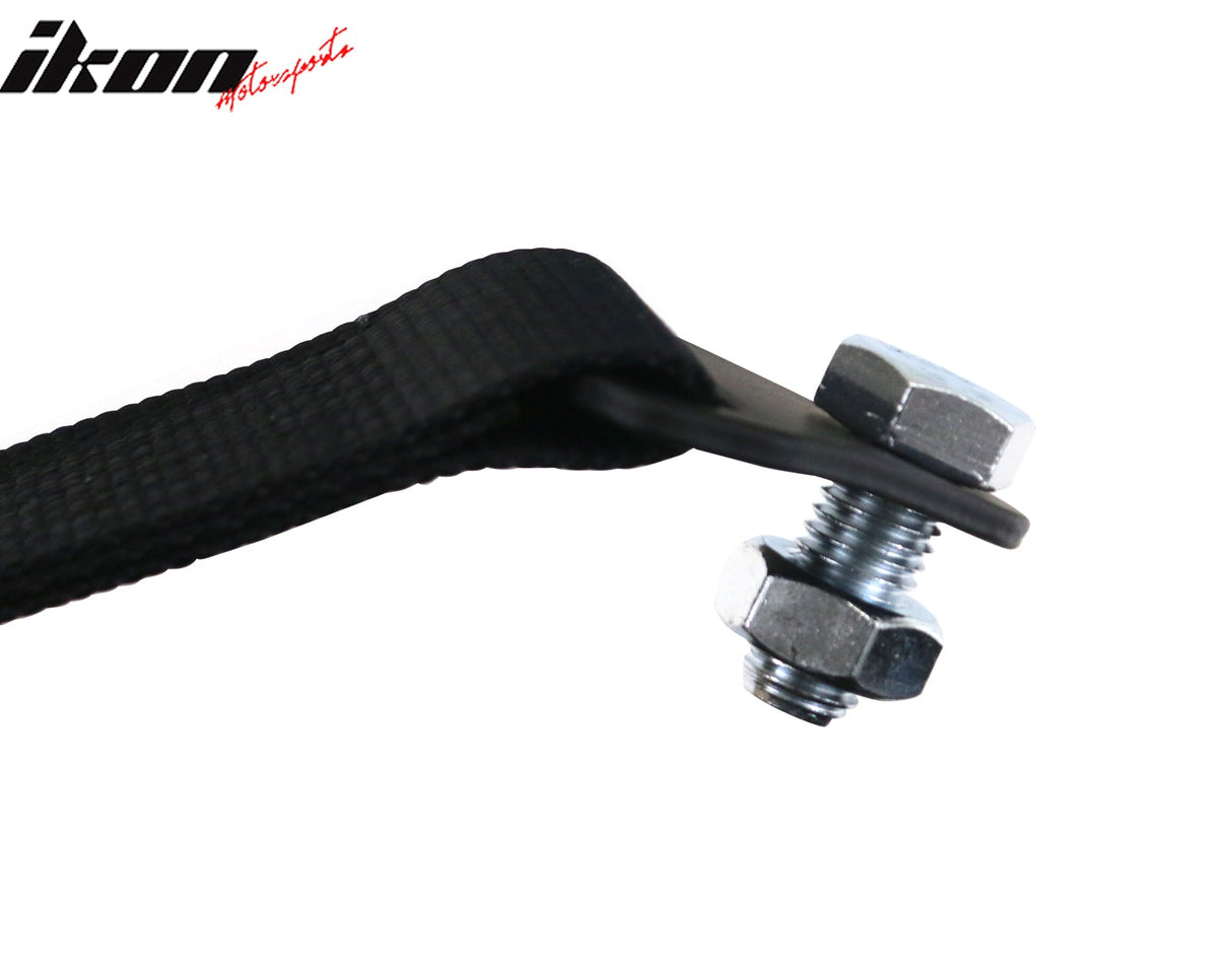 Universal Black Tow Strap Heavy Duty Decorative Belt With IKON Logo