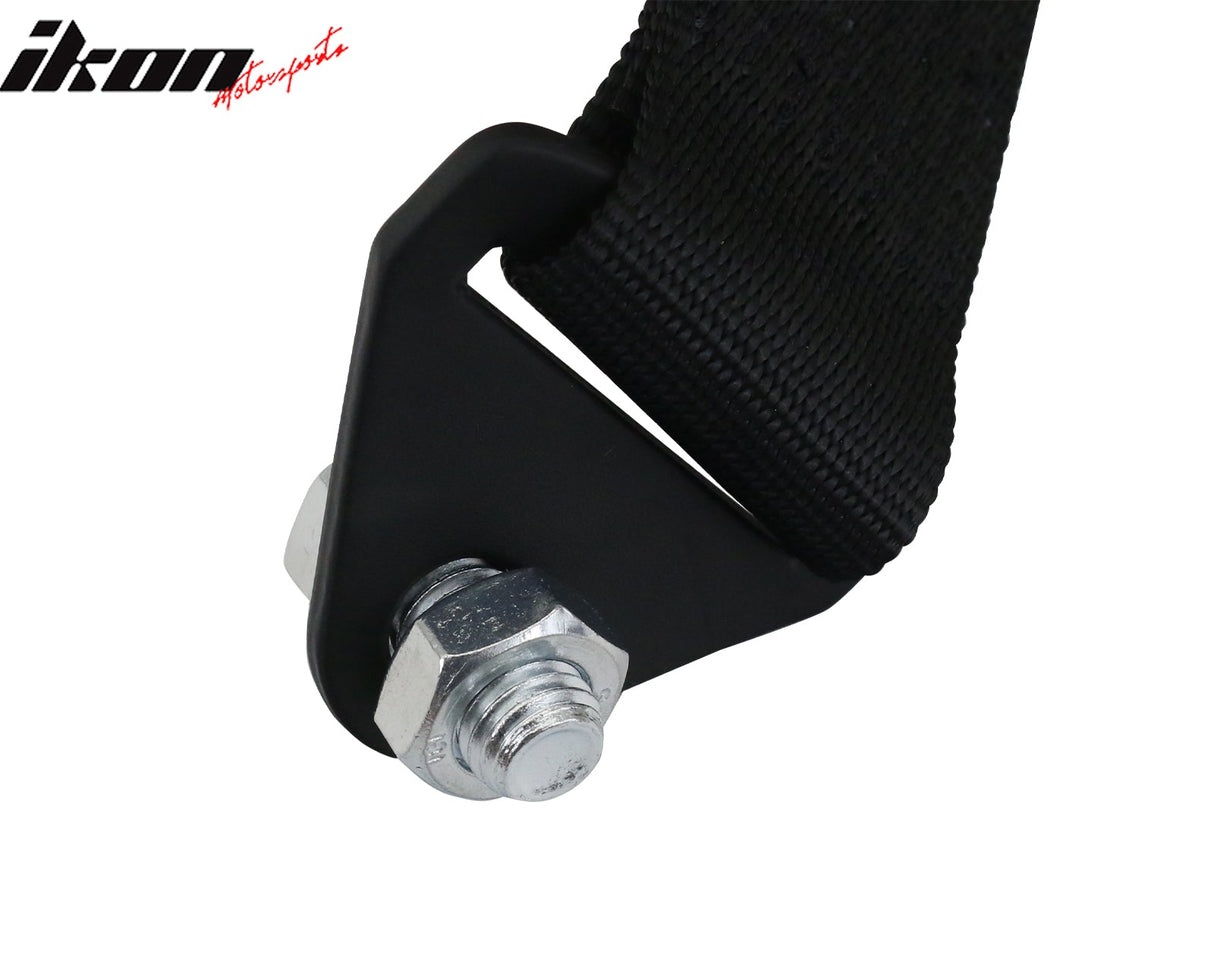 Universal Black Tow Strap Heavy Duty Decorative Belt With IKON Logo
